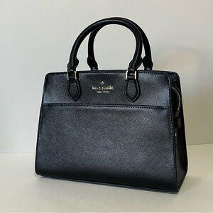 Kate Spade Madison Saffiano Leather Medium Satchel With Original Long Strap